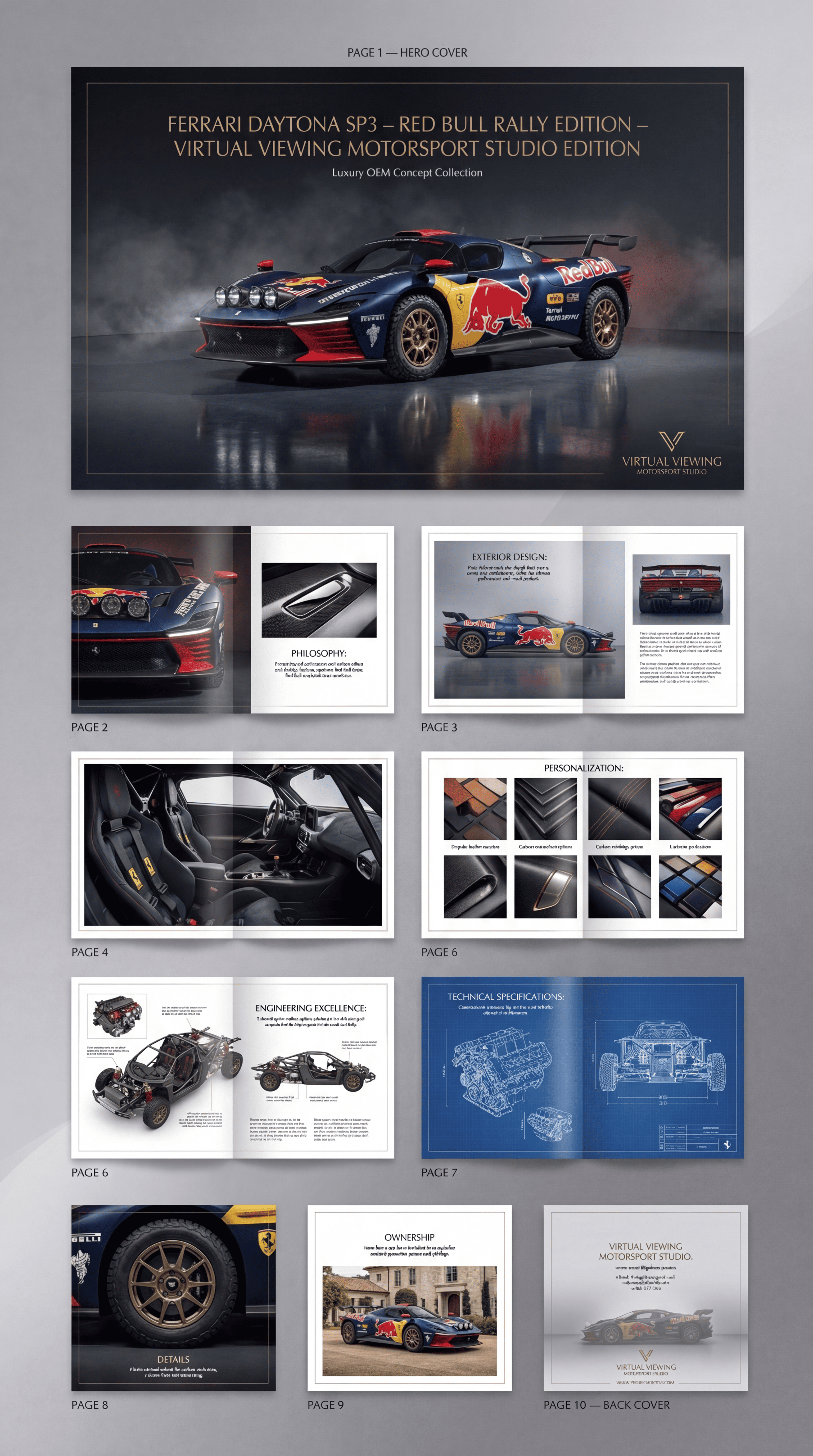 High-end book & editorial layout