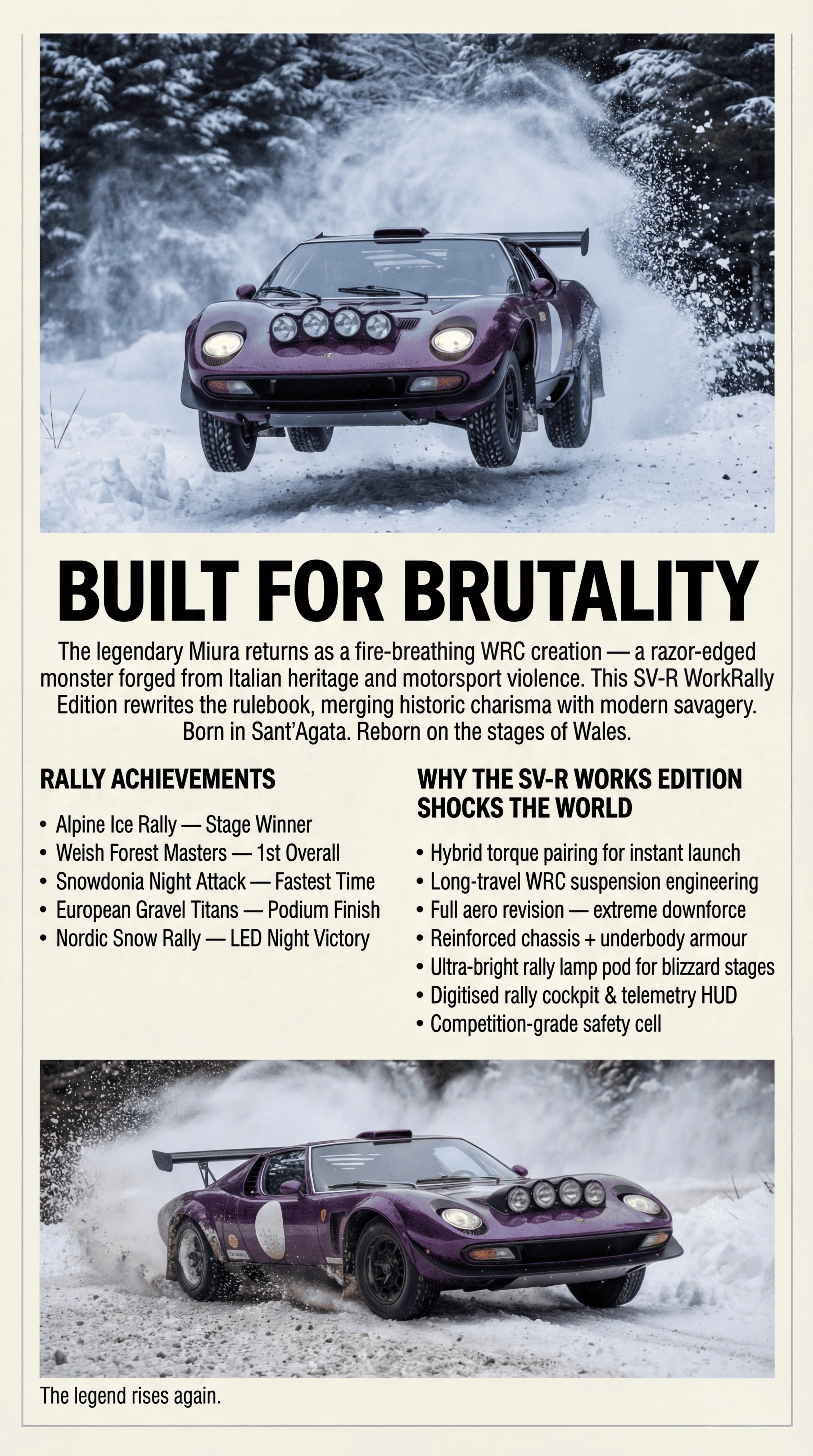 Extreme scenes & environments